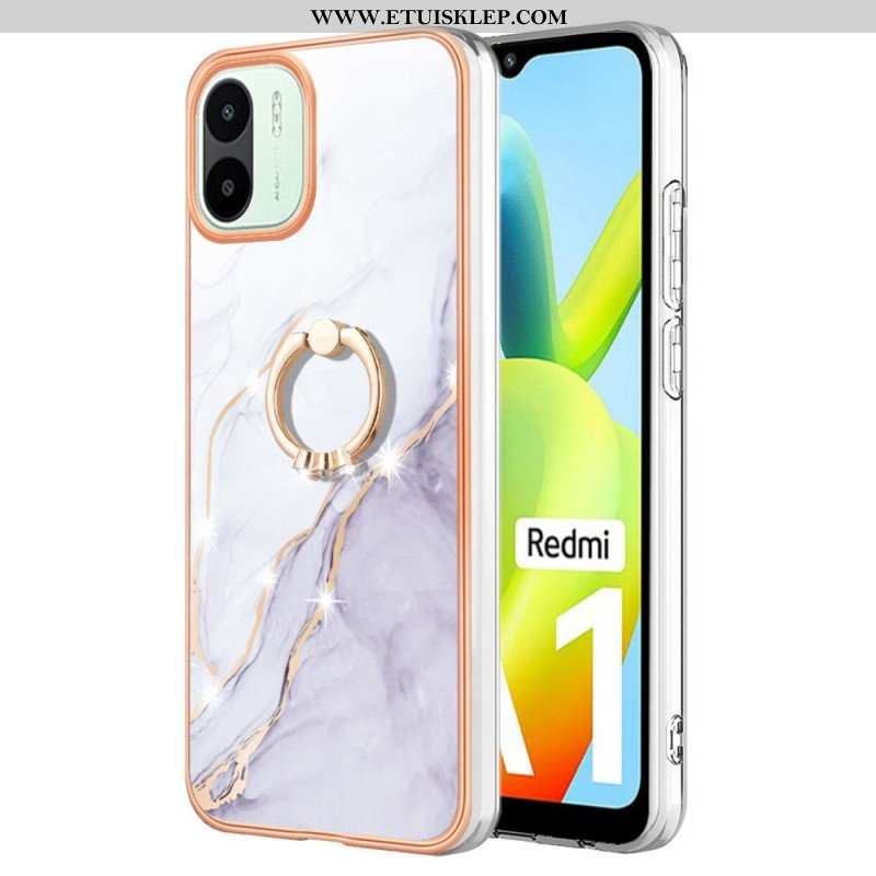 Etui do Xiaomi Redmi A1 Marmur Ze Wspornikiem Pierścienia